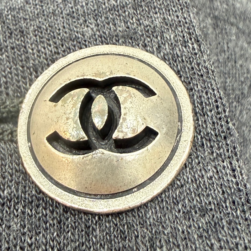 CHANEL 香奈兒 深灰 翻領 西外 西裝外套 休閒外套 外套-25