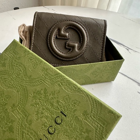 Gucci 綠綠短夾 這種綠招財