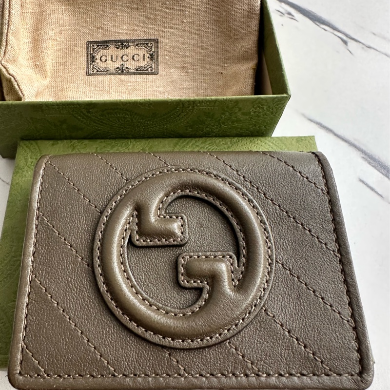 Gucci 綠綠短夾 這種綠招財-1