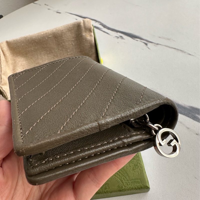 Gucci 綠綠短夾 這種綠招財-4