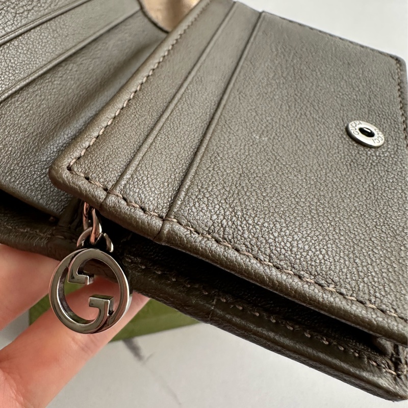 Gucci 綠綠短夾 這種綠招財-11