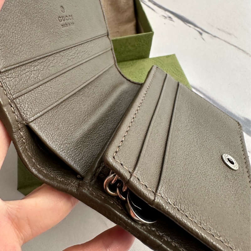 Gucci 綠綠短夾 這種綠招財-12