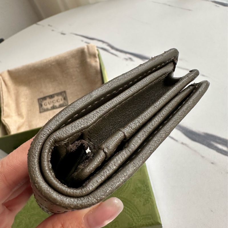 Gucci 綠綠短夾 這種綠招財-16