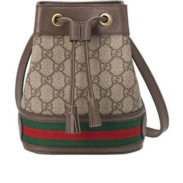 Gucci 女士 Ophidia系列迷你GG水桶包均碼碼MINI、15.5cm*9cm*19cm-0