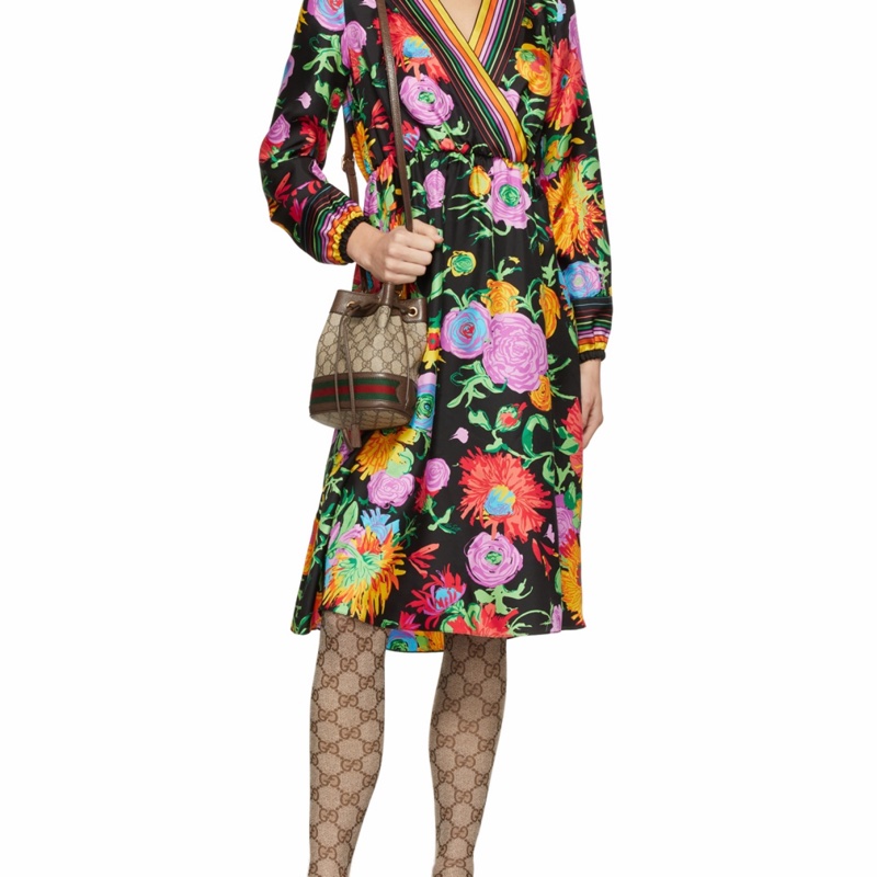 Gucci 女士 Ophidia系列迷你GG水桶包均碼碼MINI、15.5cm*9cm*19cm-7