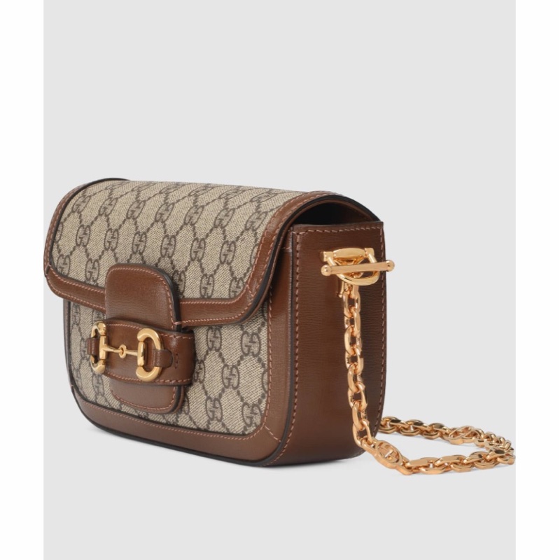 Gucci 女士 Horsebit 1955 單肩包均碼碼24cm*5.5cm*13cm-1