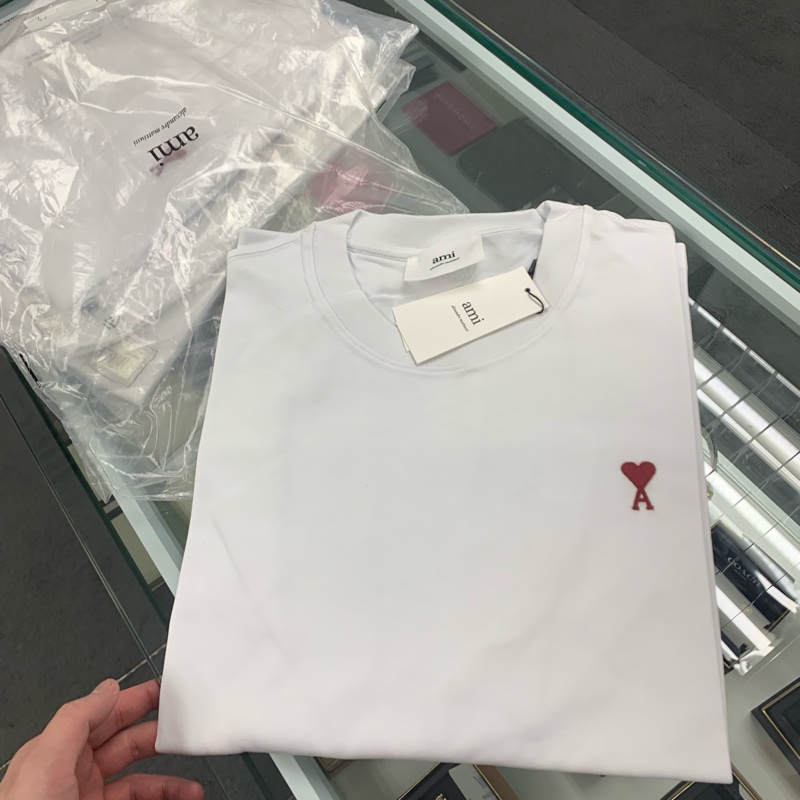 ami tee 白色size S M L-0