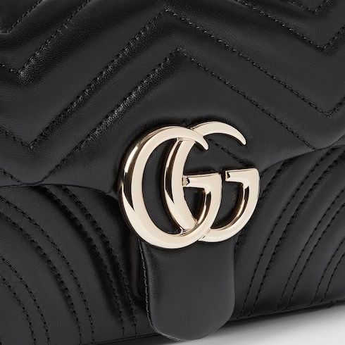Gucci 女士 GG Marmont系列小號肩背包均碼碼小號、22cm*6cm*12.5cm-4