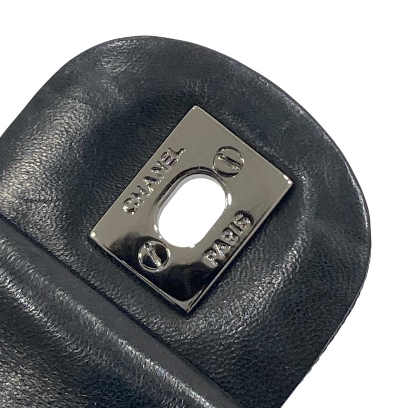 CHANEL 香奈兒 肩背包 尼龍 黑色 銀釦-11