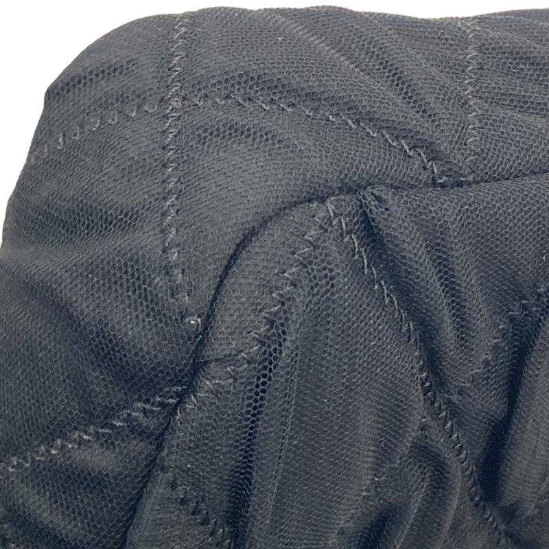 CHANEL 香奈兒 肩背包 尼龍 黑色 銀釦-13