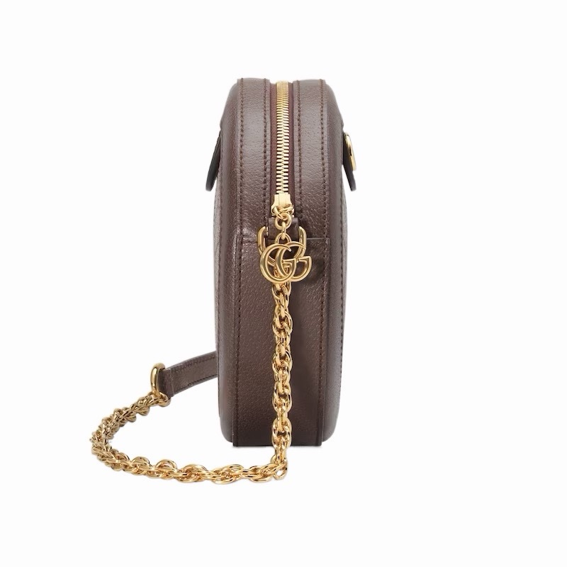 Gucci 女士 Ophidia系列GG圓形迷你肩背包均碼碼MINI、18.5cm*5cm*18.5cm-3