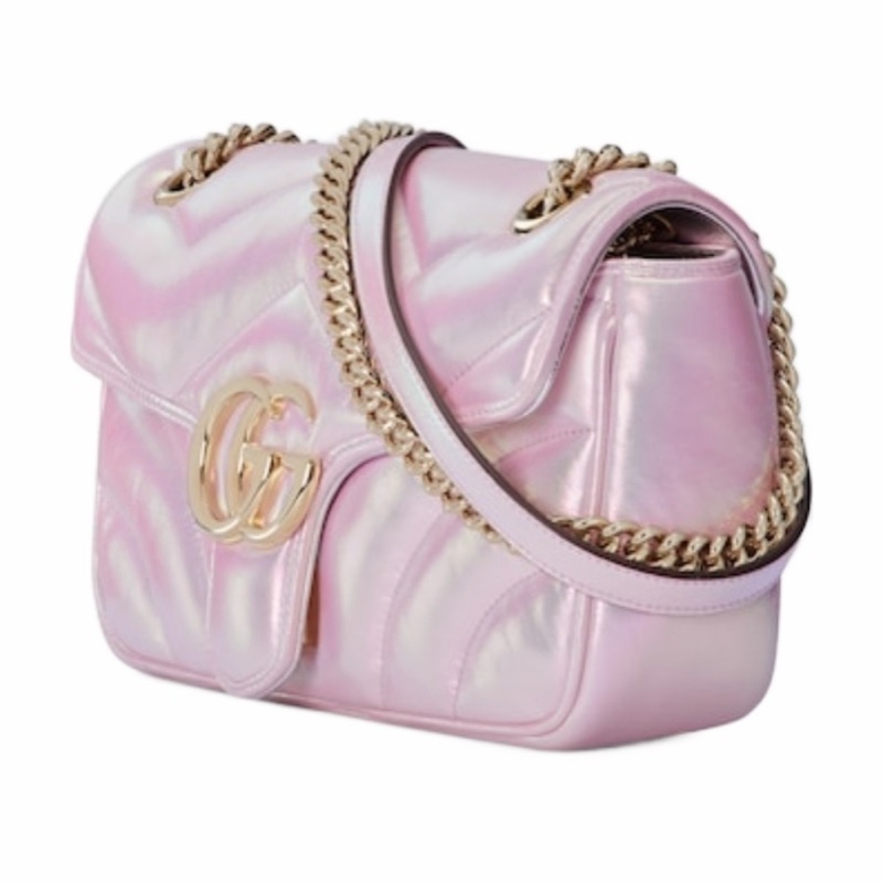 Gucci 女士 GG MARMONT 翻蓋小號單肩包均碼碼小號、26cm*7cm*15cm-1