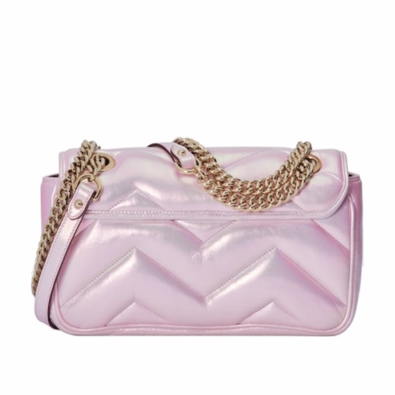 Gucci 女士 GG MARMONT 翻蓋小號單肩包均碼碼小號、26cm*7cm*15cm-3