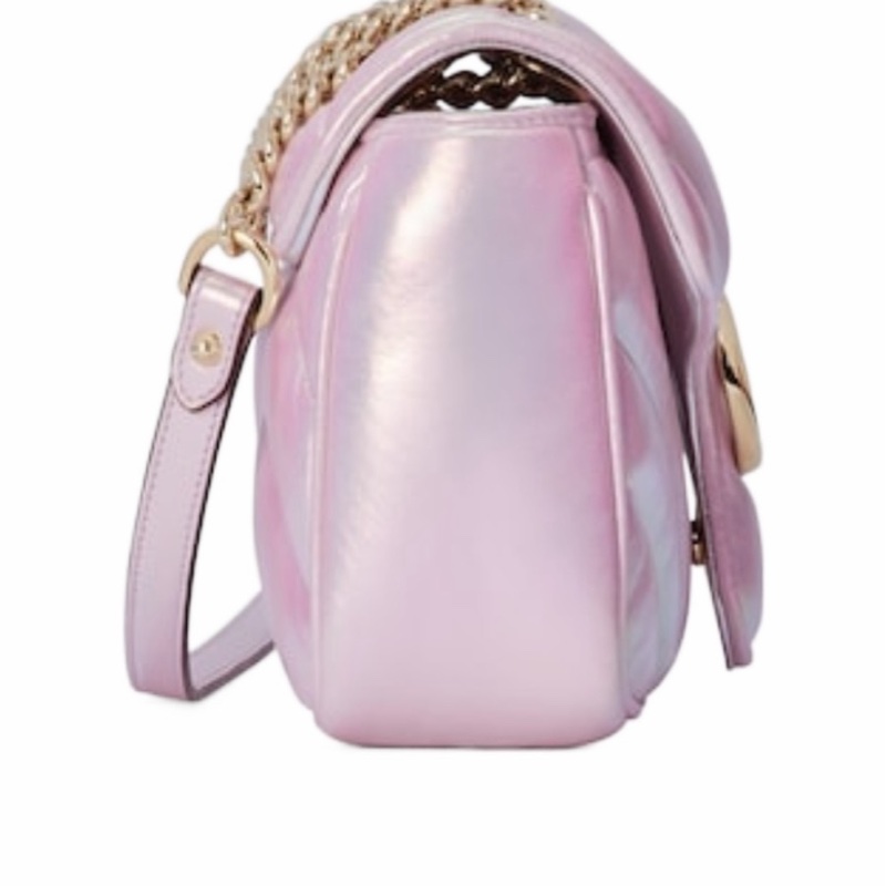 Gucci 女士 GG MARMONT 翻蓋小號單肩包均碼碼小號、26cm*7cm*15cm-4