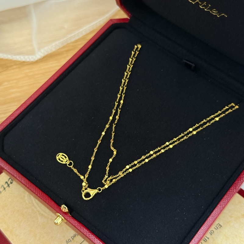 （台灣專櫃購證全配）Cartier CUBE 18k 方塊項鍊-2
