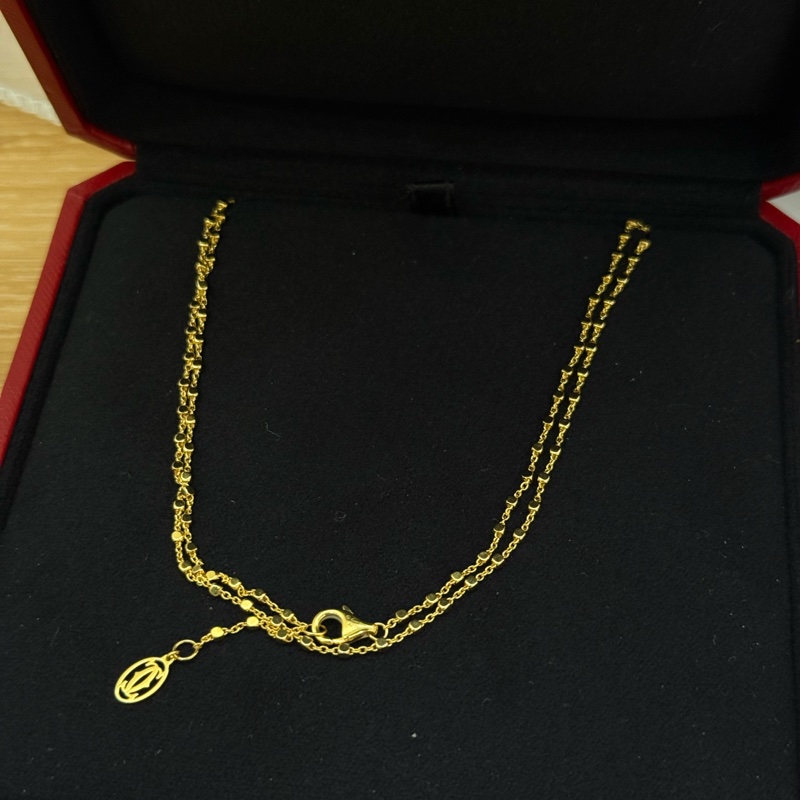（台灣專櫃購證全配）Cartier CUBE 18k 方塊項鍊-4