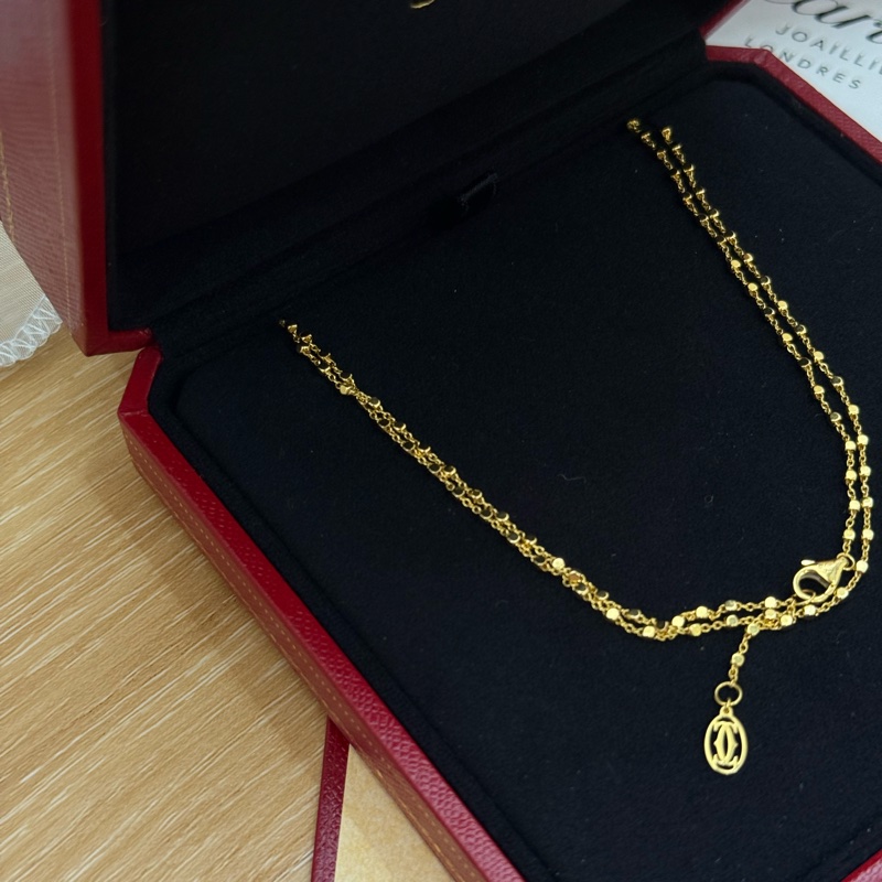 （台灣專櫃購證全配）Cartier CUBE 18k 方塊項鍊-5