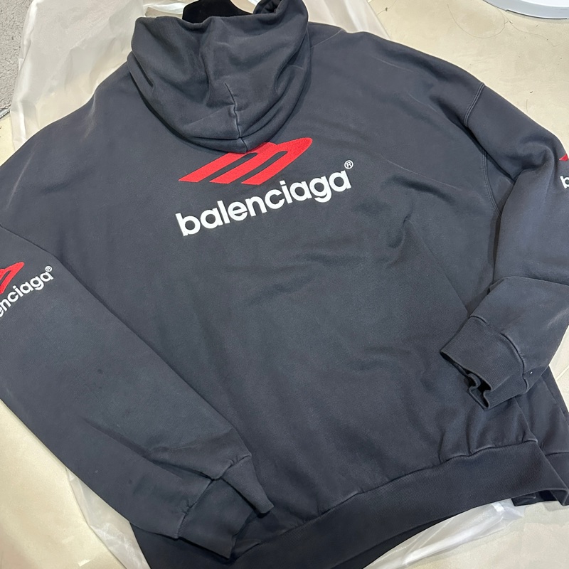 巴黎世家 Balenciaga 3b 刺繡 帽踢 帽t 超稀有款-2