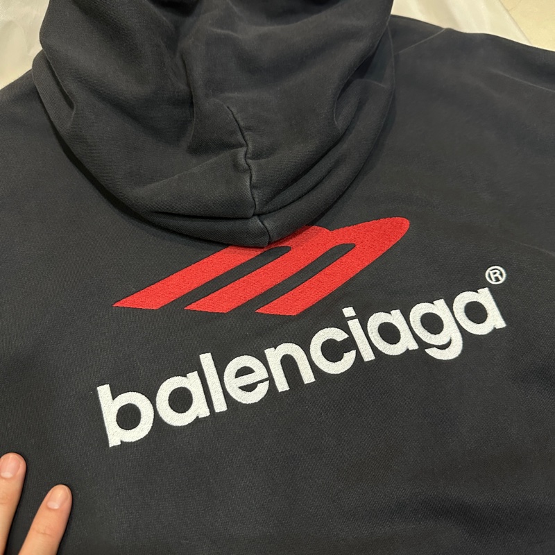 巴黎世家 Balenciaga 3b 刺繡 帽踢 帽t 超稀有款-3