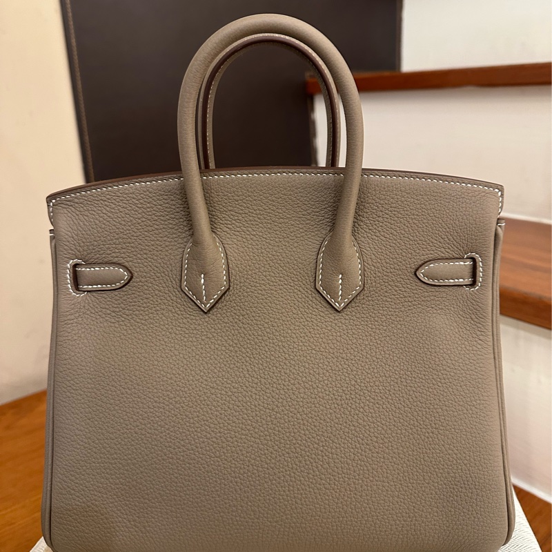 HERMES 大象灰金釦黃金尺寸BIRKIN25 未使用-4