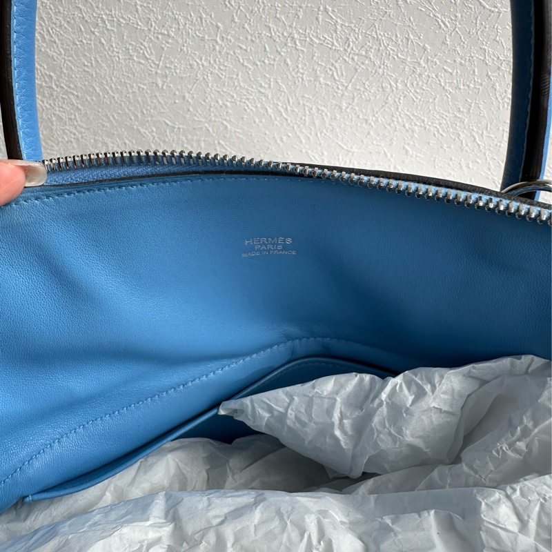 Hermes bolide 31天藍銀扣-10