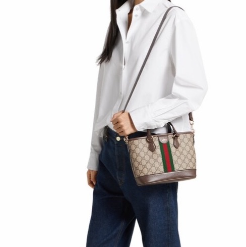 Gucci 女士 Ophidia小號托特包均碼碼小號、22.5cm*11cm*17cm-8