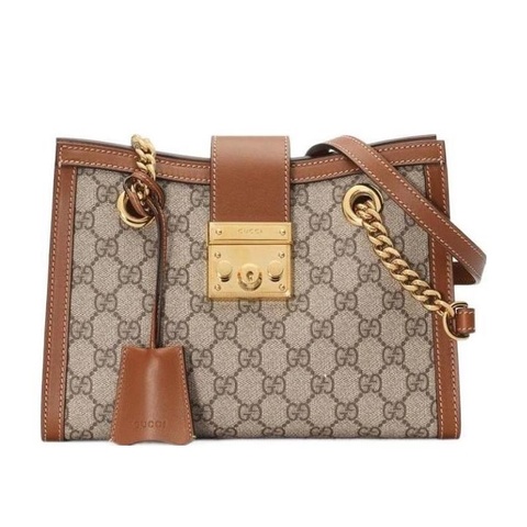 Gucci 女士 Padlock系列小號GG肩背包均碼碼小號、26cm*10cm*18cm