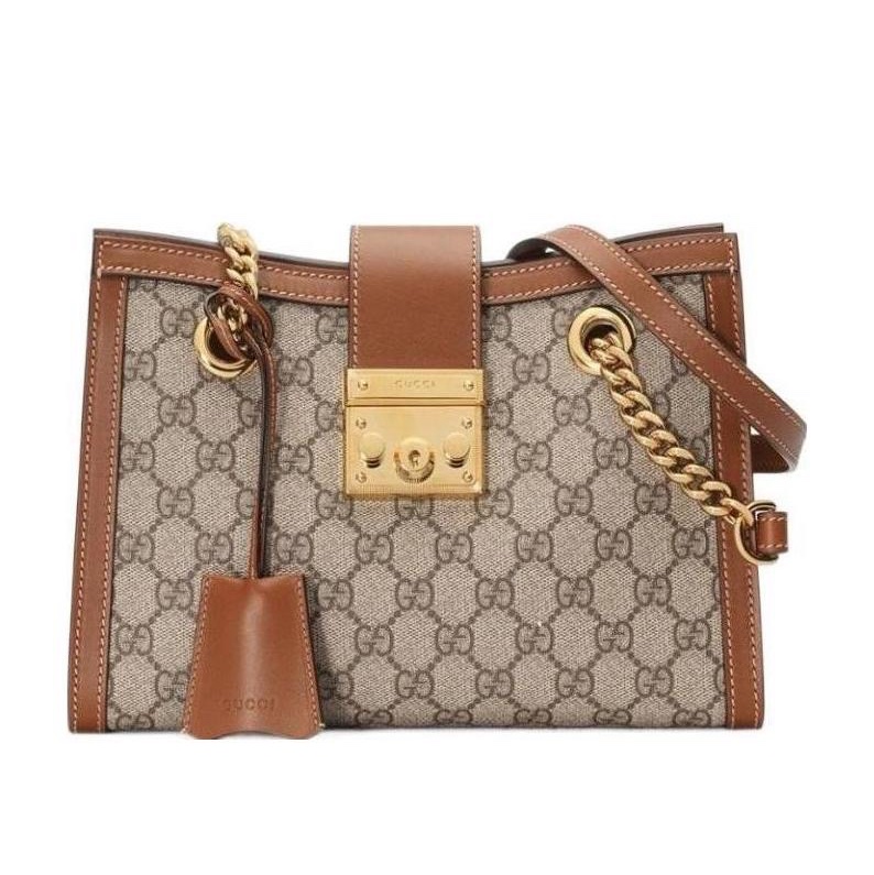 Gucci 女士 Padlock系列小號GG肩背包均碼碼小號、26cm*10cm*18cm-0