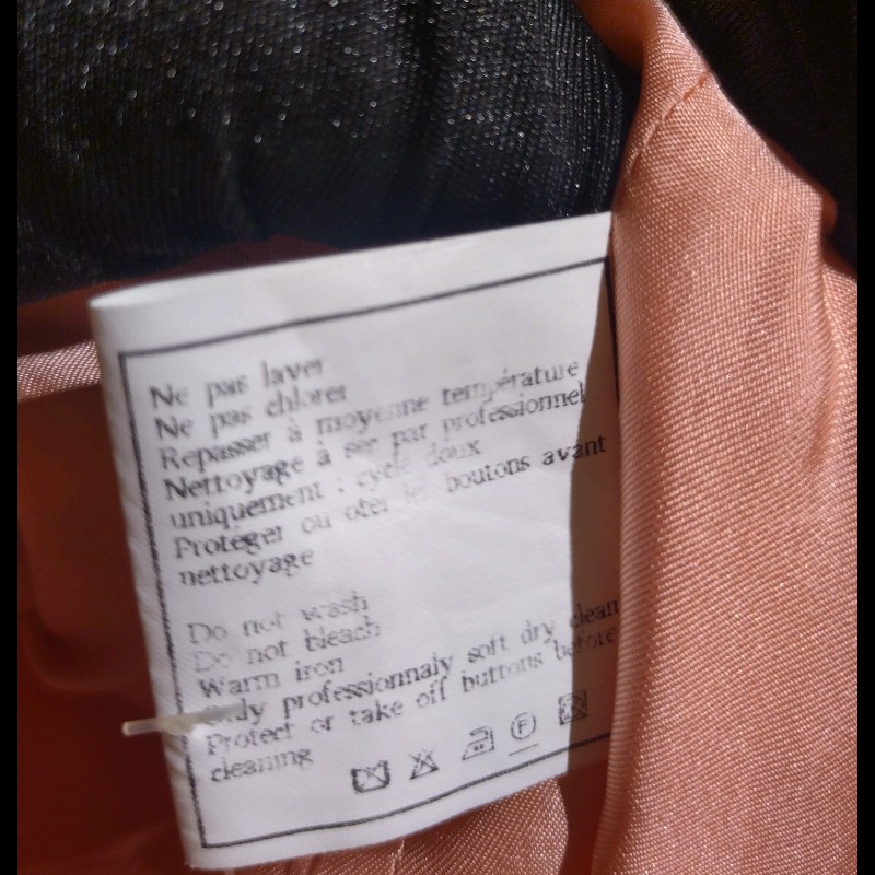 Chanel 粉色雙排釦長版外套-23