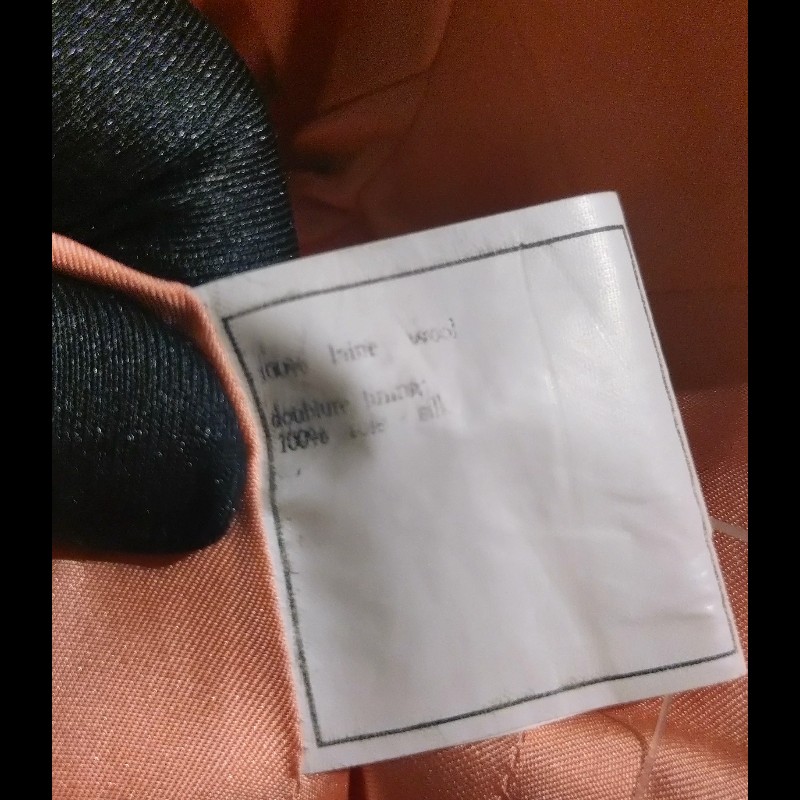 Chanel 粉色雙排釦長版外套-24