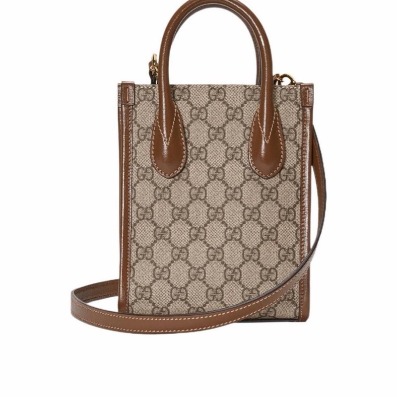 Gucci 女士 GG Retro系列迷你托特包均碼碼MINI、16cm*7cm*20cm-1