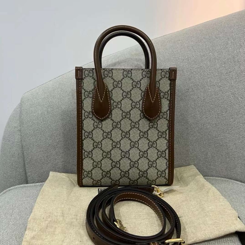 Gucci 女士 GG Retro系列迷你托特包均碼碼MINI、16cm*7cm*20cm-8