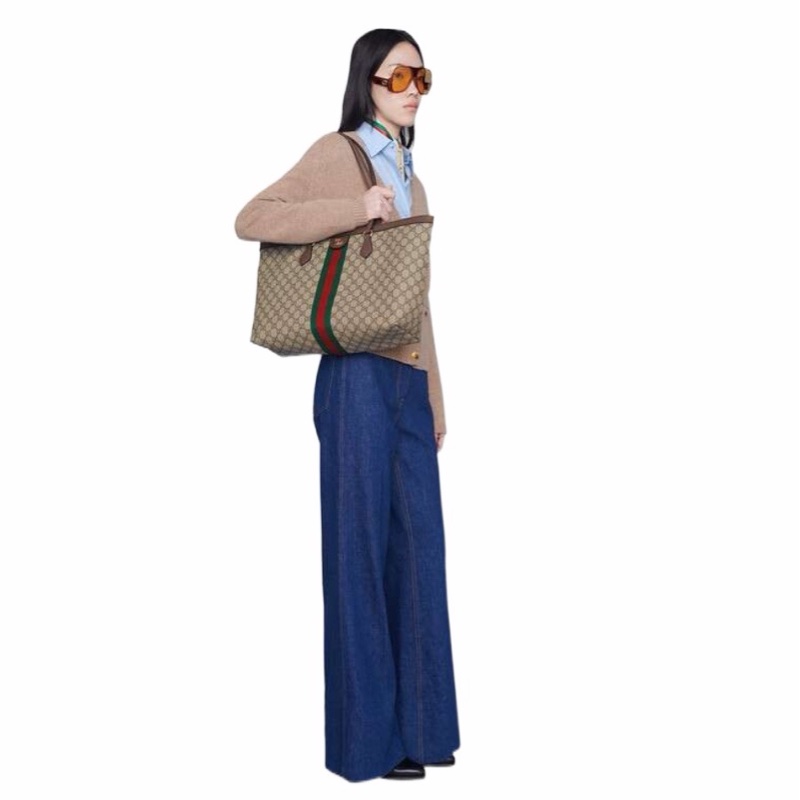 Gucci 女士 Ophidia系列中號GG托特包均碼碼中號、38cm*14cm*28cm-4