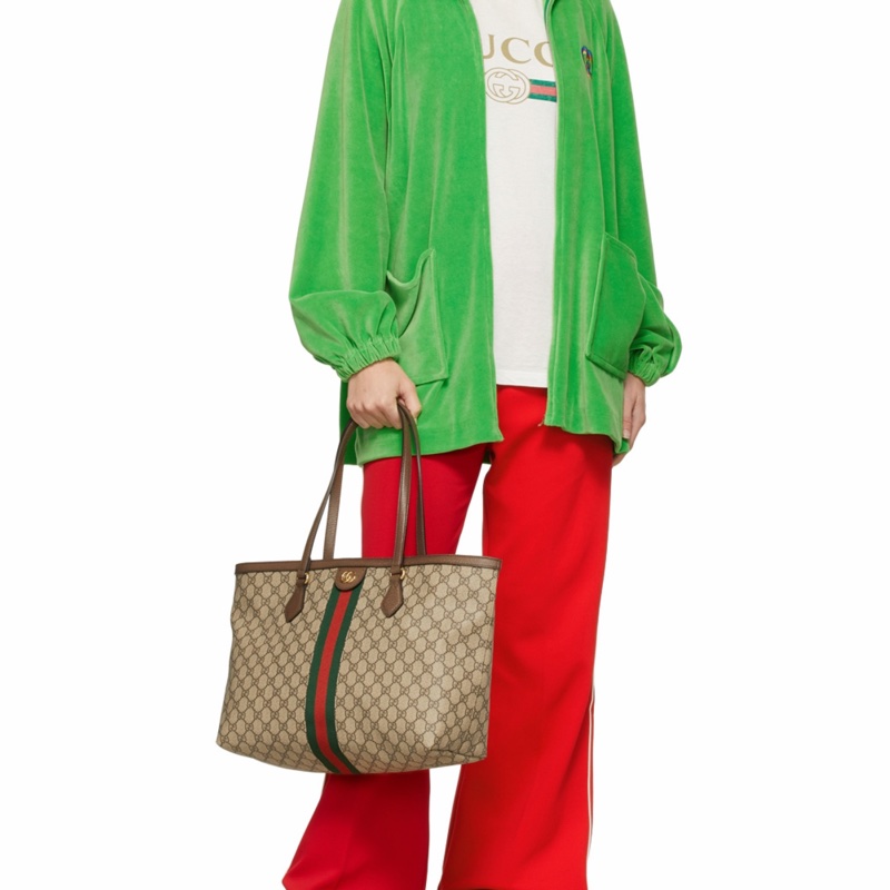 Gucci 女士 Ophidia系列中號GG托特包均碼碼中號、38cm*14cm*28cm-5