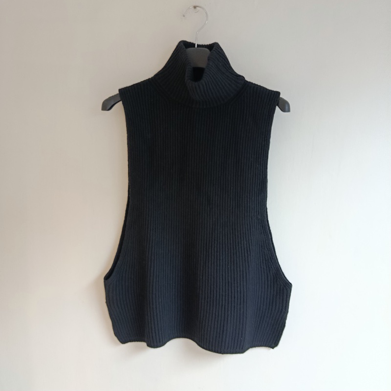 MaxMara -Sabbia 羊絨 寬袖高領馬甲-3