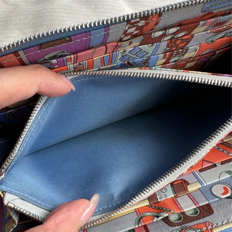 愛馬仕絲巾長夾 超好用-10