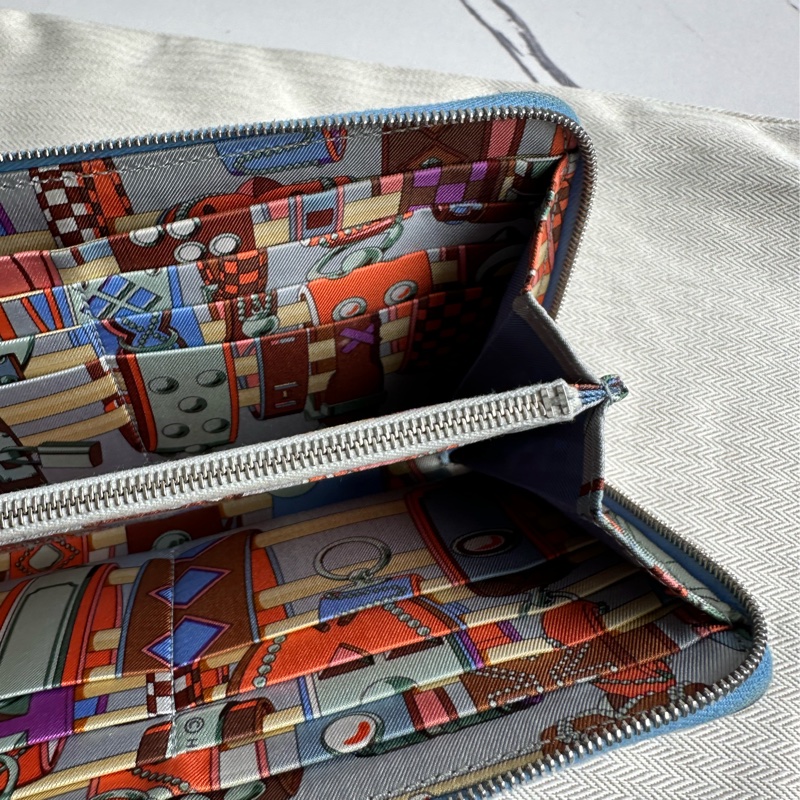 愛馬仕絲巾長夾 超好用-13