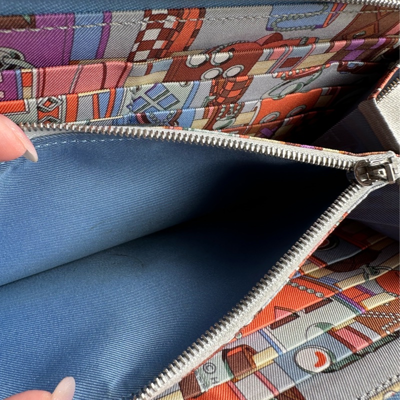 愛馬仕絲巾長夾 超好用-15