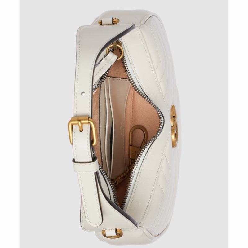Gucci 女士 GG Marmont半月造型迷你單肩包均碼碼MINI、21.5cm*5cm*11cm-6