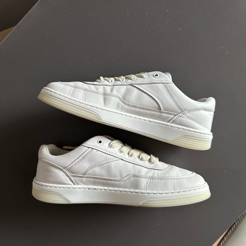 Chanel香奈兒新款雙c空軍板鞋 白色 37碼 98新-3