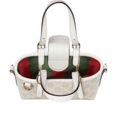 Gucci 女士 GG Emblem 迷你單肩包均碼碼MINI、17.5cm*6.5cm*11cm-3