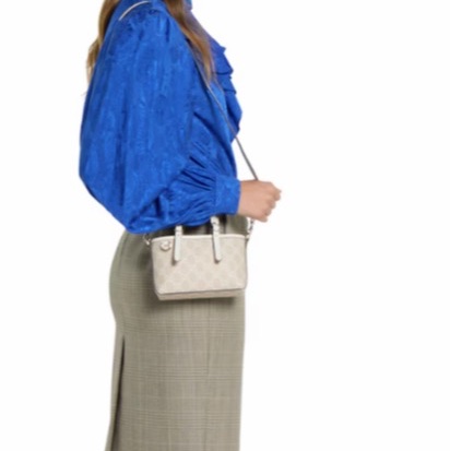 Gucci 女士 GG Emblem 迷你單肩包均碼碼MINI、17.5cm*6.5cm*11cm-6