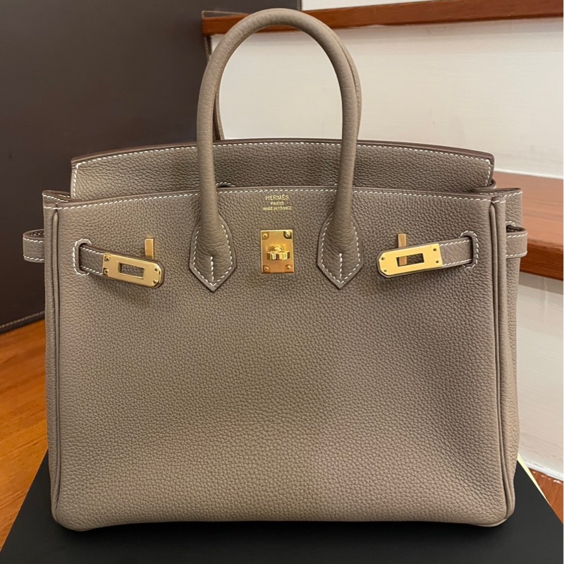 HERMES 大象灰金釦超級新的鉑金25-0