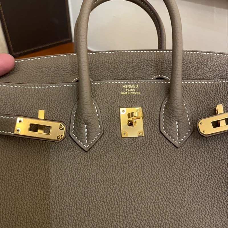 HERMES 大象灰金釦超級新的鉑金25-5
