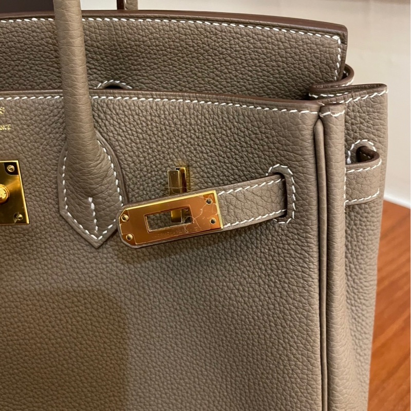 HERMES 大象灰金釦超級新的鉑金25-6