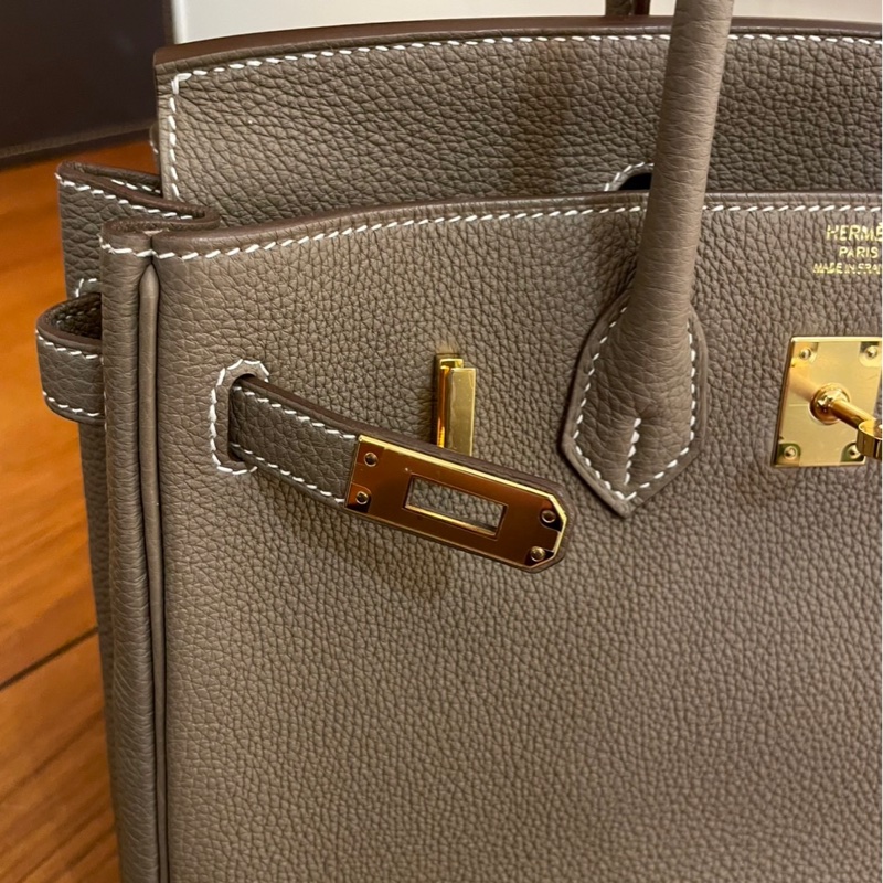 HERMES 大象灰金釦超級新的鉑金25-7