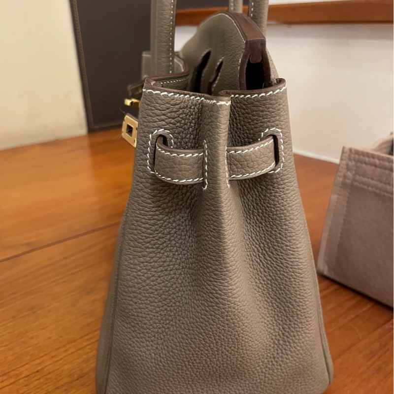 HERMES 大象灰金釦超級新的鉑金25-15