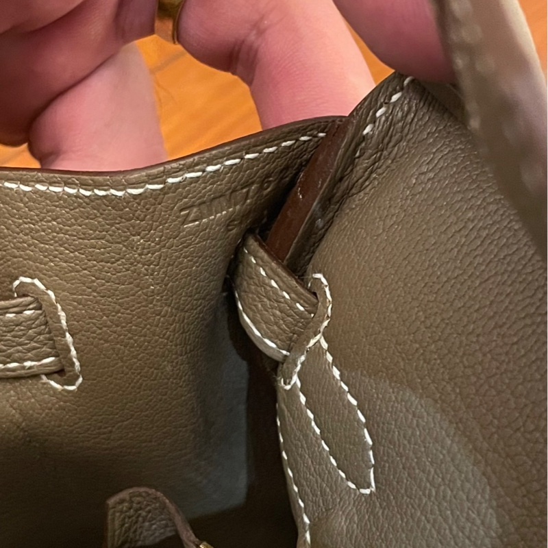 HERMES 大象灰金釦超級新的鉑金25-18