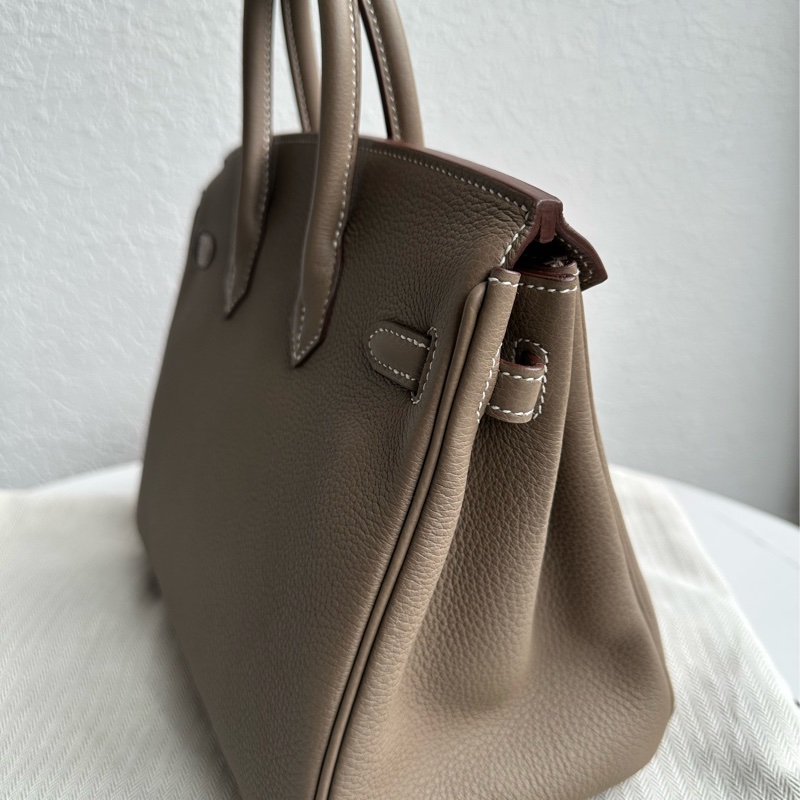 Hermes birkin25大象灰金釦-2