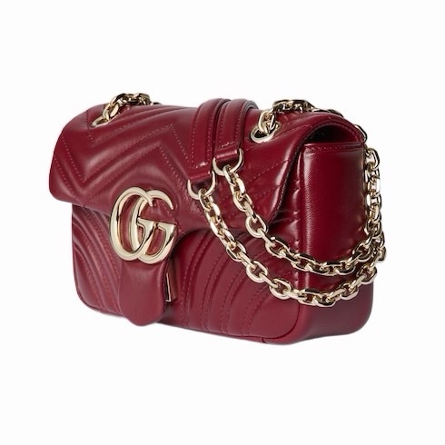 Gucci 女士 GG Marmont 小號單肩包均碼碼小號、22cm*6cm*12.44cm-3